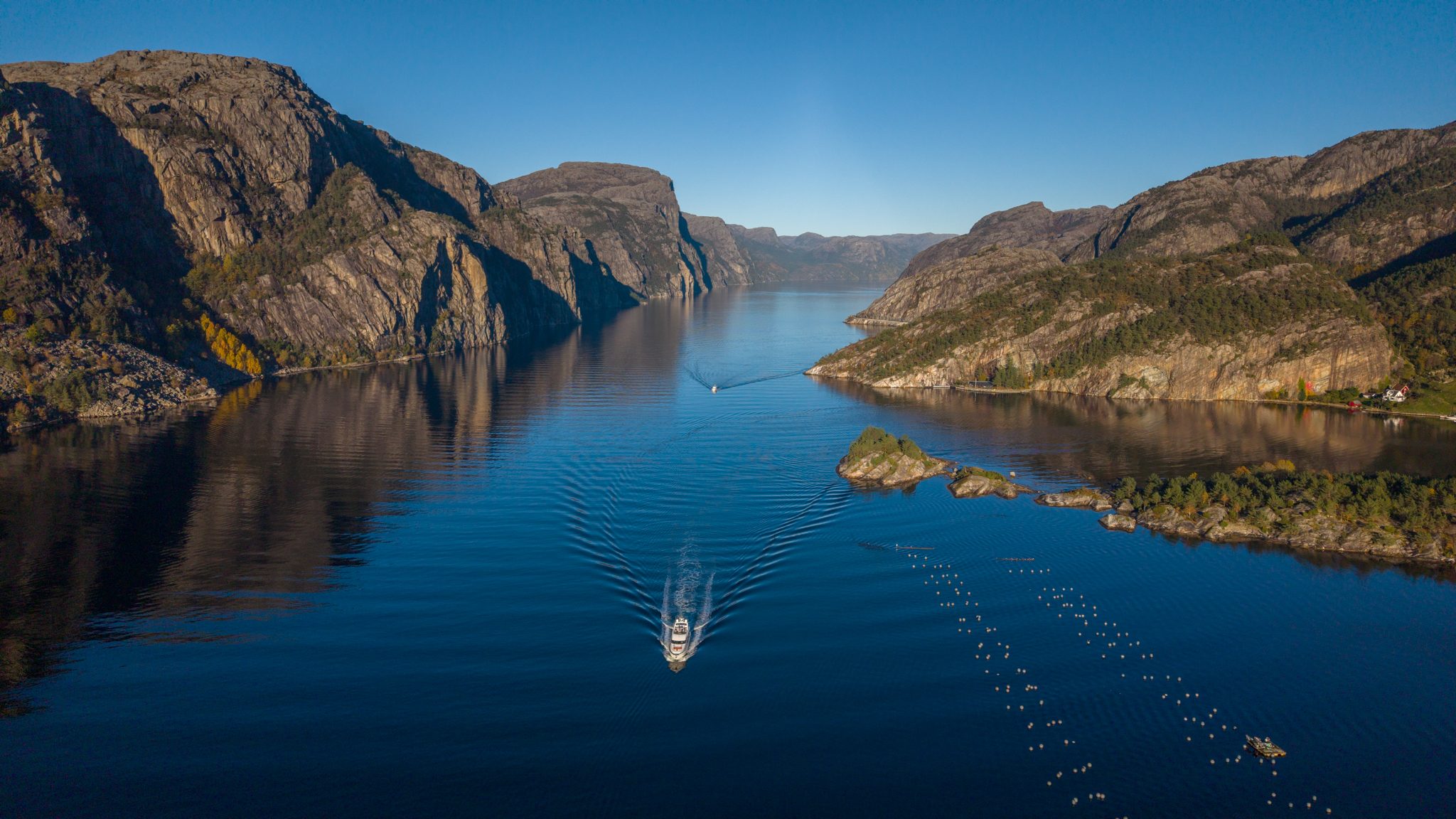 The fjord from the water