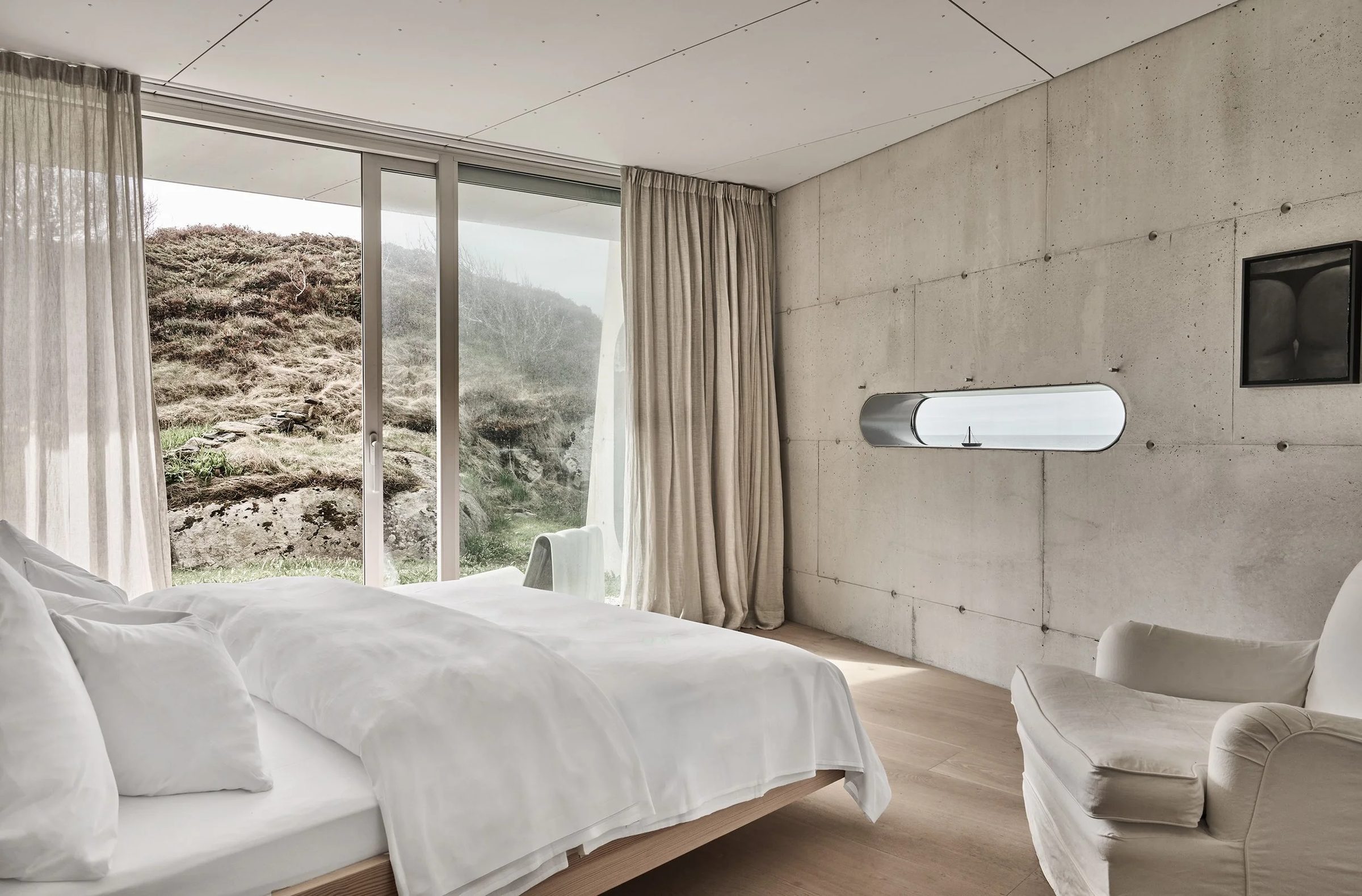 Bedroom at The Bolder Wave villa